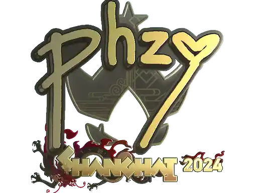Sticker | phzy (Gold) | Shanghai 2024