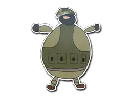 Sticker | Poorly Drawn IDF