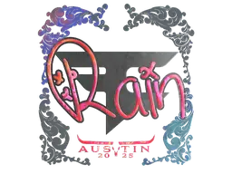 Sticker | rain (Holo) | Austin 2025