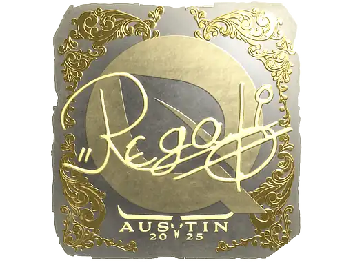 Sticker | regali (Gold) | Austin 2025