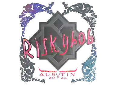 Sticker | riskyb0b (Holo) | Austin 2025