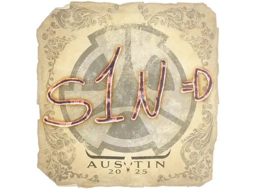 Sticker | s1n | Austin 2025