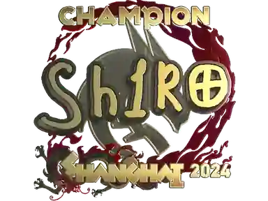 Sticker | sh1ro (Gold, Champion) | Shanghai 2024