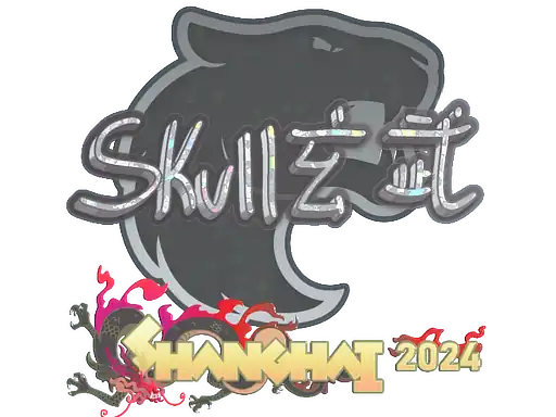 Sticker | skullz (Glitter) | Shanghai 2024