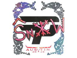 Sticker | snow (Holo) | Austin 2025
