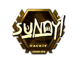 Sticker | suNny (Gold) | London 2018