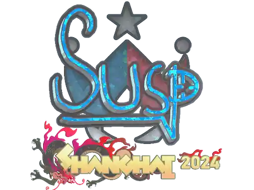 Sticker | susp (Glitter) | Shanghai 2024