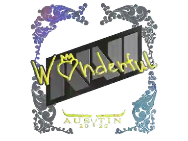 Sticker | w0nderful (Holo) | Austin 2025
