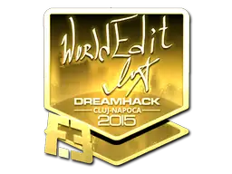 Sticker | WorldEdit (Gold) | Cluj-Napoca 2015