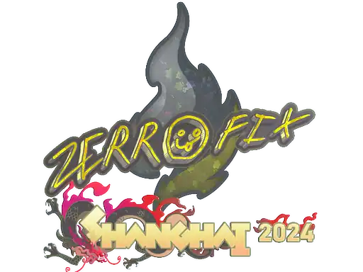 Sticker | zeRRoFIX (Glitter) | Shanghai 2024