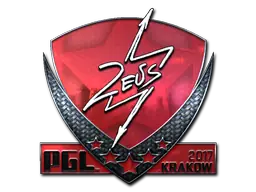 Sticker | Zeus (Foil) | Krakow 2017