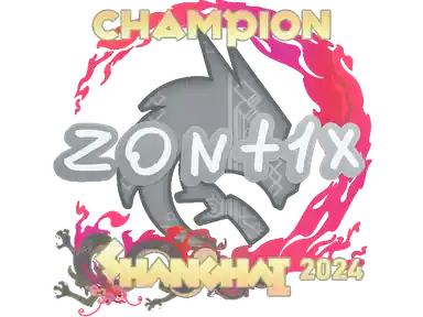 Sticker | zont1x (Champion) | Shanghai 2024