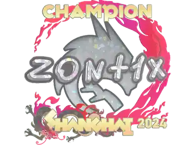 Sticker | zont1x (Glitter, Champion) | Shanghai 2024