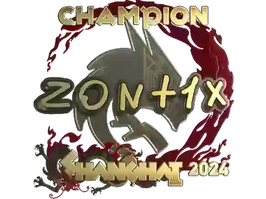 Sticker | zont1x (Gold, Champion) | Shanghai 2024
