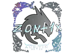 Sticker | zont1x (Holo) | Austin 2025