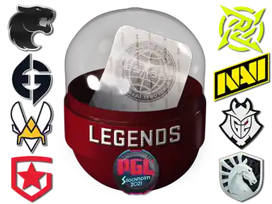 Stockholm 2021 Legends Sticker Capsule